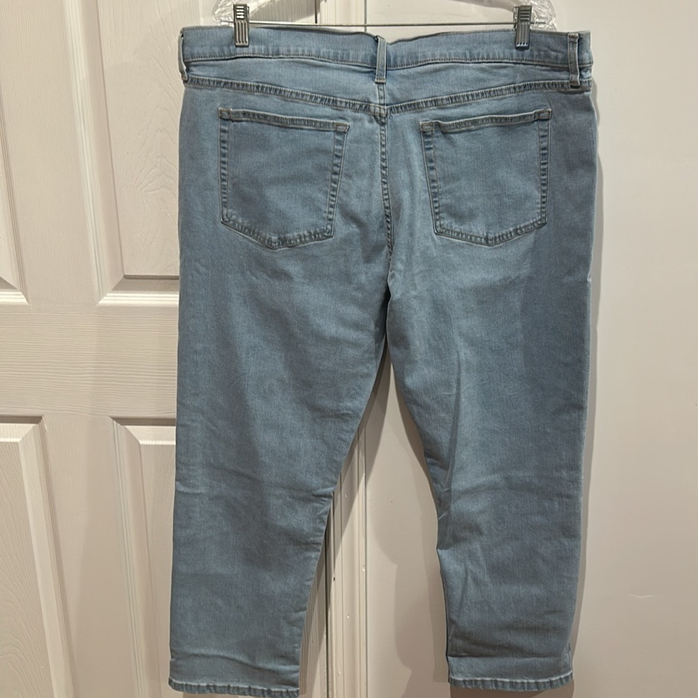 NOT FOR SALE George Stretch Denim Jeans Light Blue Size 38x29 - Picture 2 of 7
